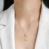 Cute Carrot Bunny Pendant Original 925 Sterling Silver Flower Skull Turtle Animal Heart Shape Pendant Necklaces Jewelry Making for Women Fashion