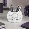 Versatile Small Item Storage Box Halloween Skull Pumpkin Pen Holder, Gothic Decorative Pencil Cup, Spooky Funny Party Gift Desk Organizer for