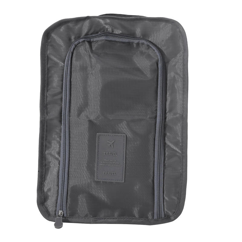 1Pc Portable Folding Small Shoe Bag Travel Storage Bag Shoe Storage Bag Multifunctional Waterproof Beach Travel Shoe Bag серый