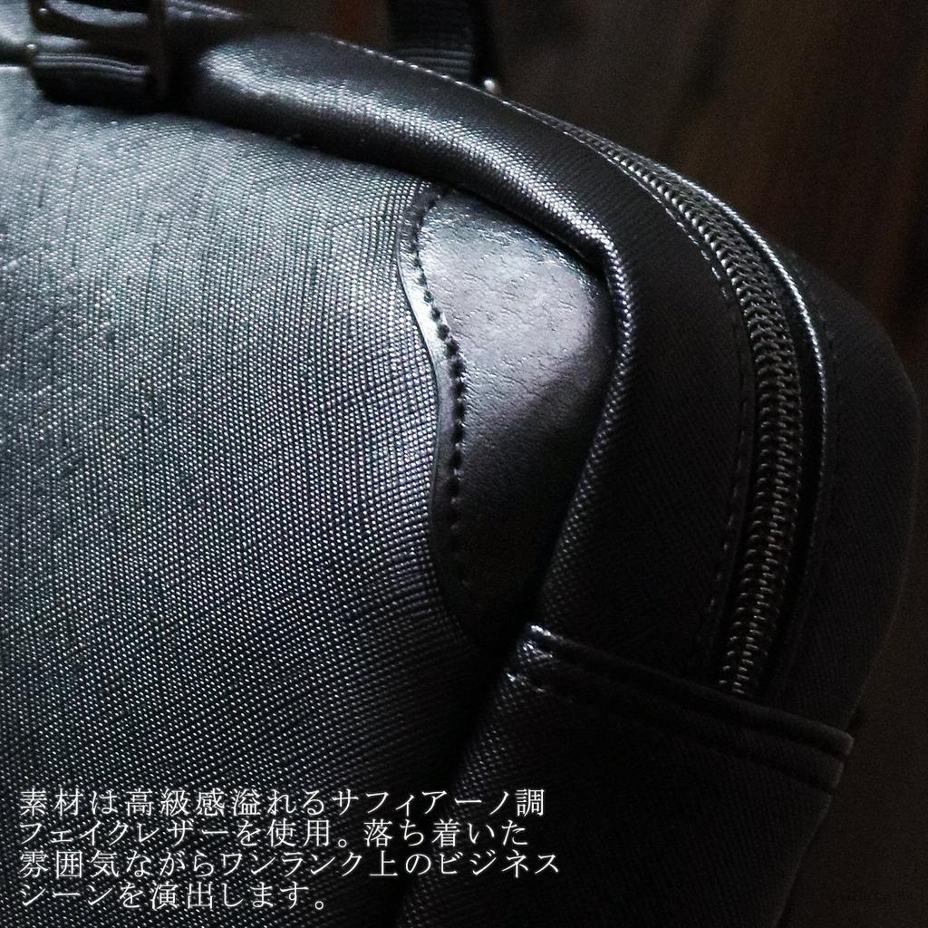 Bolsa de Negócios Masculina Zario, Tamanho A4, Couro Sintético Estilo Saffiano, Mochila de Negócios Versátil 2 Vias para o Dia a Dia [ZA-1008] (Marinha)