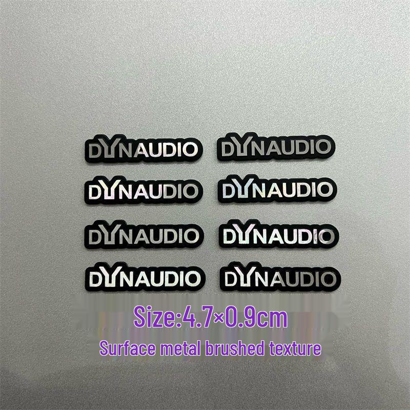 Dekorative Metallaufkleber für Auto-Audio-Lautsprecher von Bose, Harman Kardon, JBL.