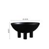 Ceramic Plate Tray Black and White Tall Fruit Bowl Flowerpot Desktop Storage Organization Decorative Figurines Home Decoration