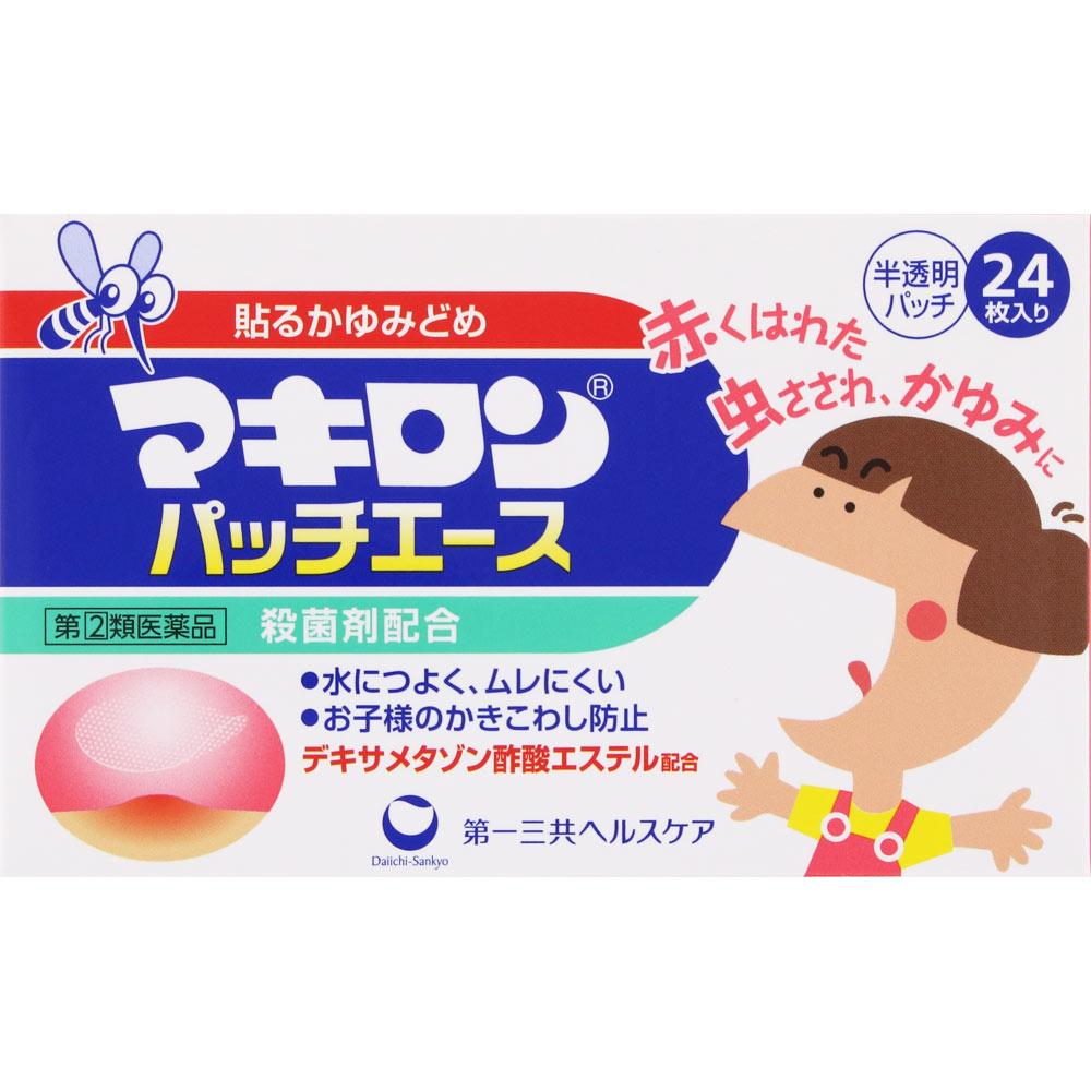 

Daiichi Sankyo Healthcare Makiron Patch Ace 24 sheets Insect bites Indications: Itching caused by insect bites Patch 1