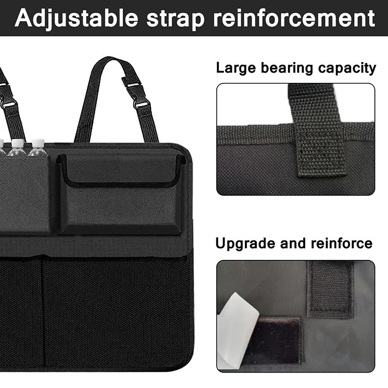 1PC Car Trunk Hanging Storage Bag Back Seat Universal Large Capacity Oxford Waterproof Multi-pocket Car Trunk Storage Bag Organizer