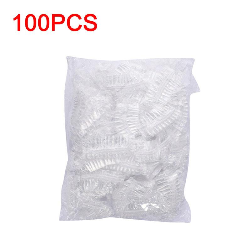 New 100PCS Disposable Hair Earmuff Dye Elastic Transparent Shield Waterproof Shower Hair Dye Protection Tool ZXPJ04
