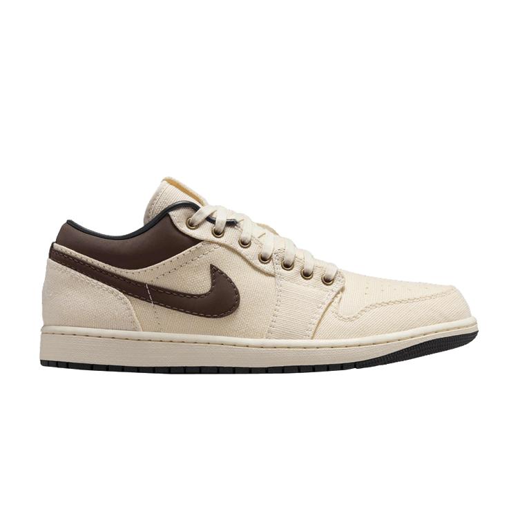 Air Jordan 1 Low Premium Слоновая кость Барокко Коричневый Мужские Кроссовки Кремовый Бледно-Слоновая кость Off-Noir IB8058-110 43 12594₽