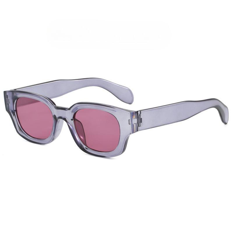 Unisex Fashion Trendy Retro Vintage Sunglasses Small Frame Oval Narrow Sunglasses for Street Photography UV Protection