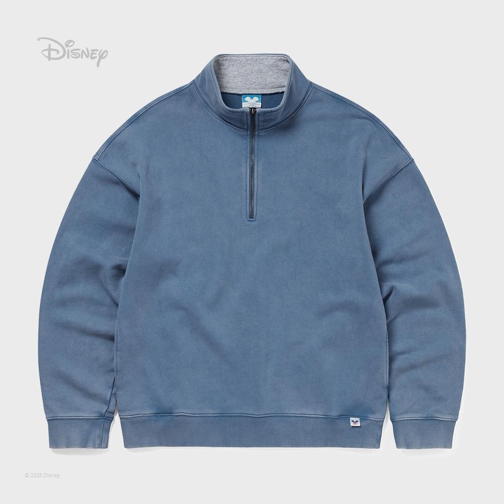 ThIs Is Never That Tnt Mickey Frame Half Zip Sweaty Dusty Blue S