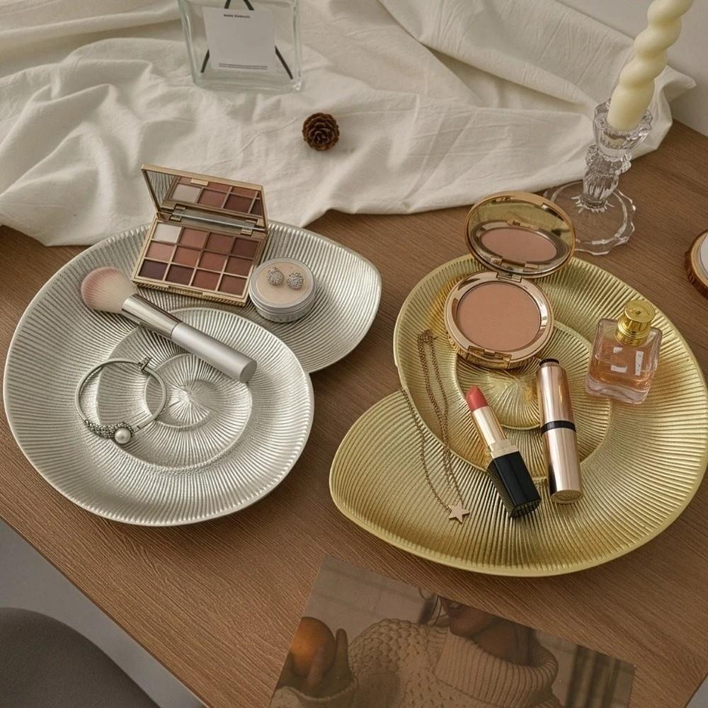 Delicate Seashell Wooden Storage Tray Retro Storage Holder Leaf Storage Plate  Tableware Display