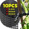 10Pcs Adjustable Garden Plant Tie Reusable Fruit Tree Fixing Strap  Outdoor Gardening