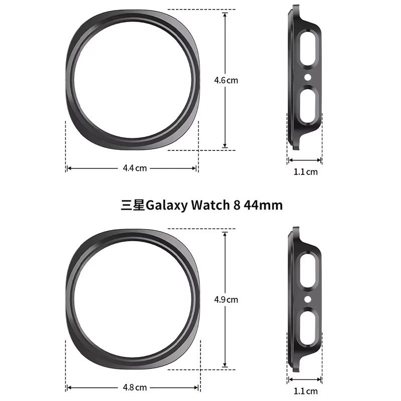 Case For Samsung Galaxy watch 8 Classic Matte Cover Protective Accessories correa Galaxy Watch 8 40MM/44mm Hollow PC Hard Shell
