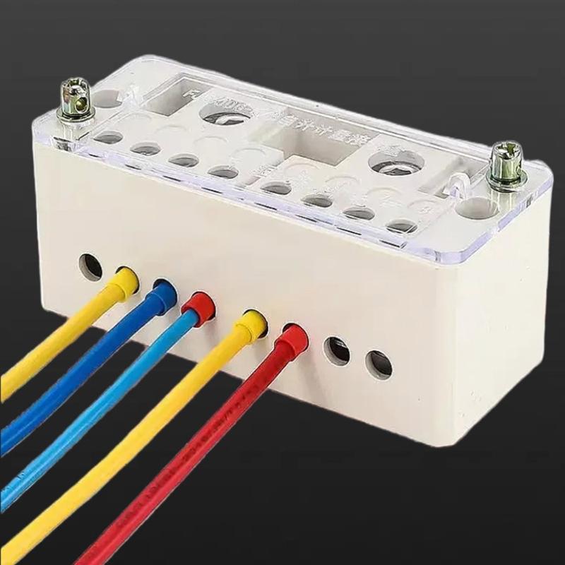 1000Pieces Electrical Cold Press Connector Electrical Cable Crimps Wire in Brass and PP for Various Wiring Applications