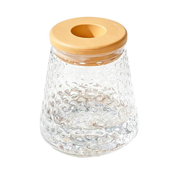 Desktop Flower Vase Hydroponic Planter with Lid, Glass-Like Clear Plant Propagation Station, Minimalist Style for Cuttings, Home Office Desk