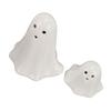 2 ks Noční světlo duch Roztomilá vtipná keramická svítící figurka ducha pro sváteční domácí dekoraci