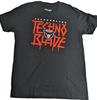 Maglietta Nera a Maniche Corte Technoblade Uomo Taglia L YouTuber Gamer T-Shirt Unisex