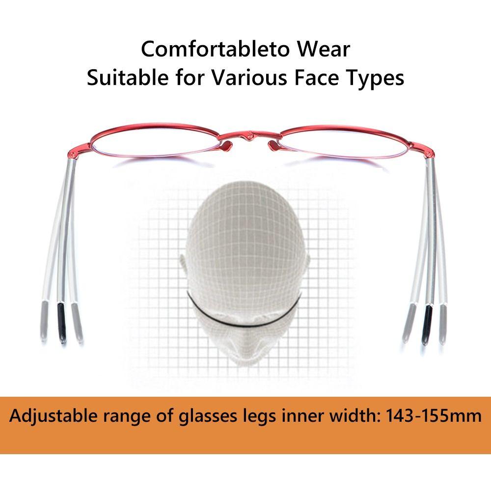 Anti-Blue Light Folding Reading Glasses Readers Glasses with Glasses Case  for Women & Men