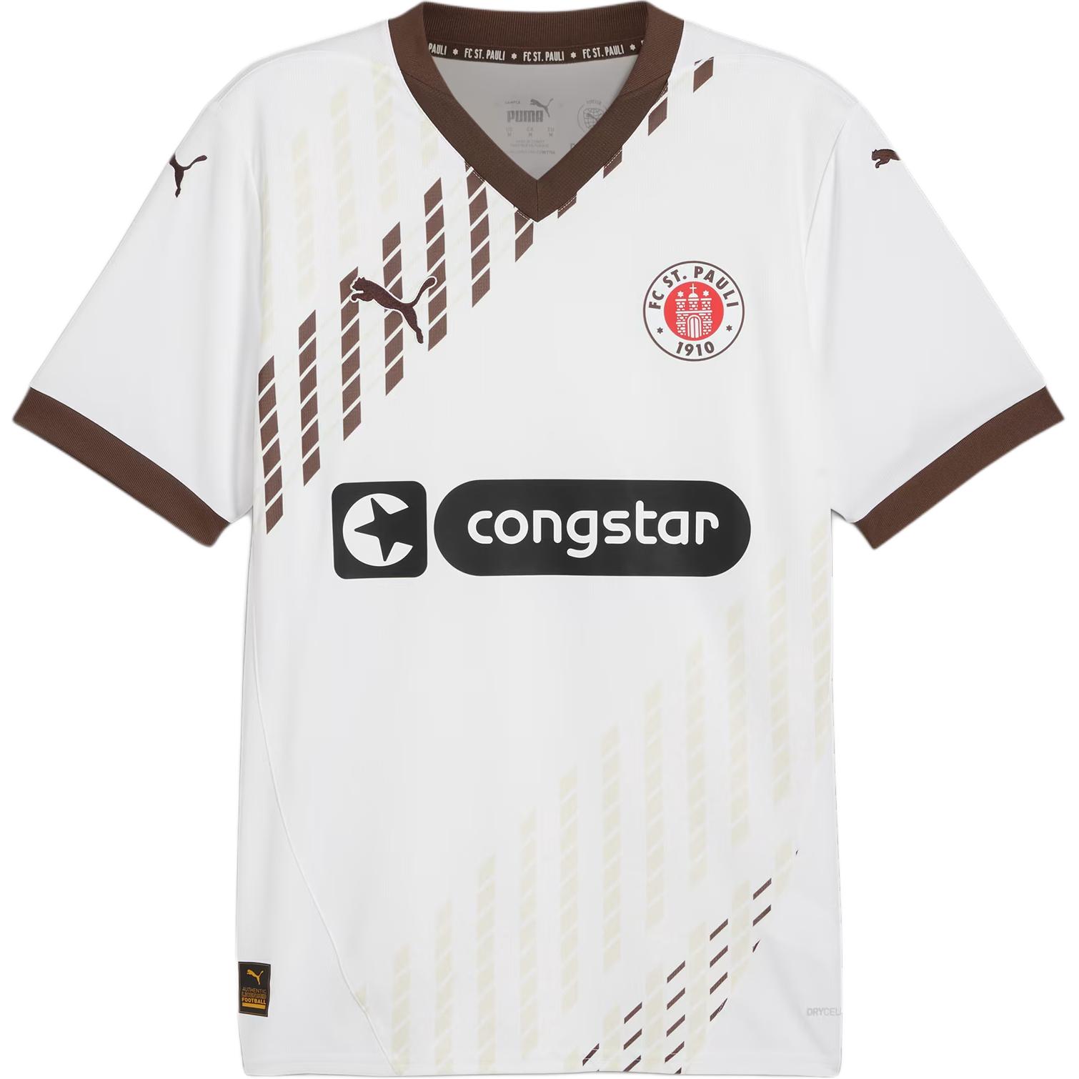 PUMA FC St. Pauli Soccer Jersey Men s White 778651-02 L