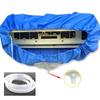 Air Conditioner Washing Cover with Water Tube Wall Mounted Air Conditioner Protective Dust Covers Household Cleaning Tools