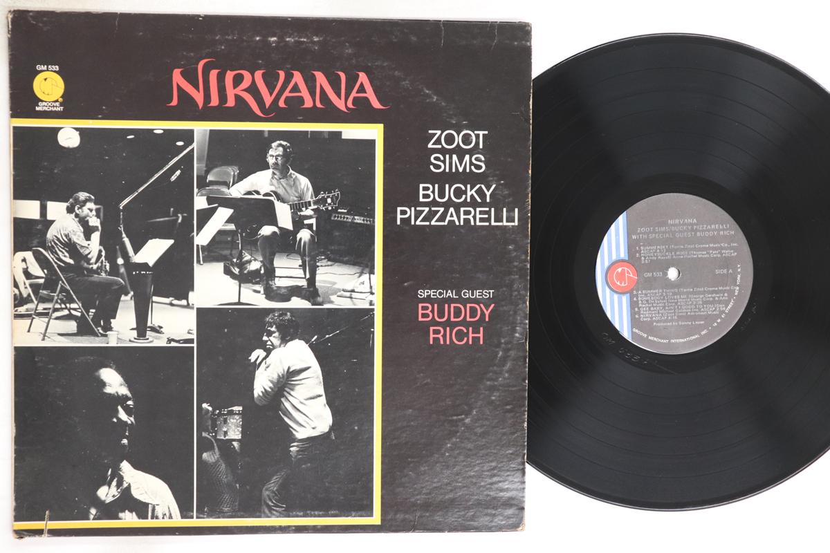 

LP Record ZOOT SIMS, BUCKY PIZZARELLI - Nirvana GM533 GROOVE MERCHANT 1974 US Jazz Used