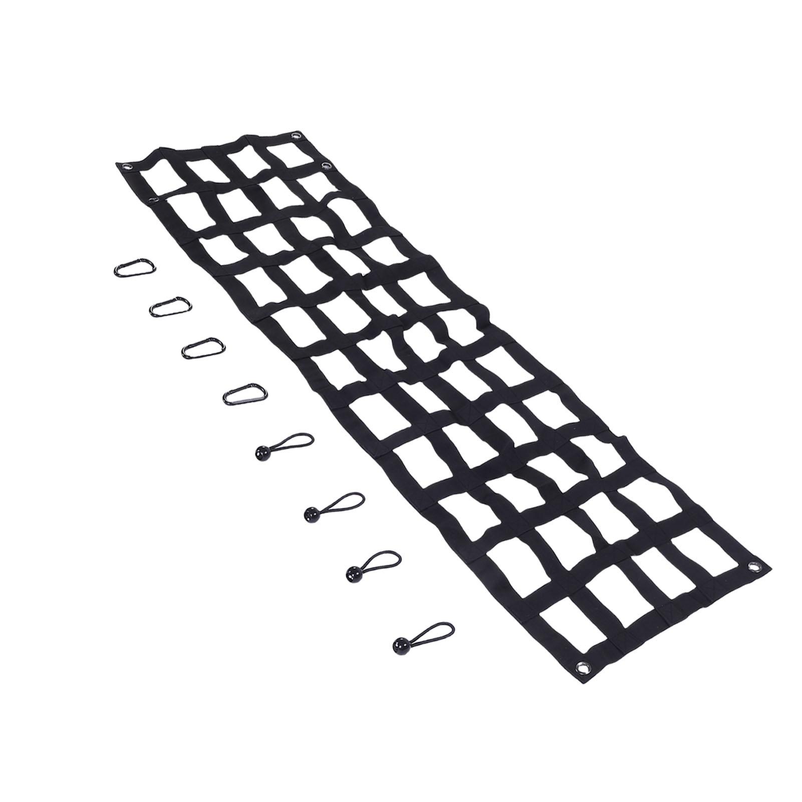 Heavy Duty Tailgate Net 60in X 18in Tailgate Mesh Adjustable Truck Bed Extender Tailgate Cargo Netting Replacement for