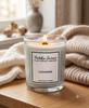 soy candle with a wooden wick + CASHMERE