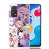 Genshin Impact Anime Phone Case For Xiaomi Redmi Note 14 13 14S 12S 12 11S 11T 11E Pro Plus 10S 10 9S 9 Art Customized Coque Cap