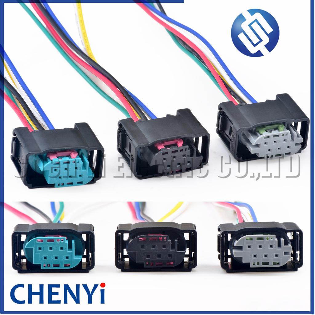 6 Pin Car Throttle Valve Sensor Connector Accelerator Pedal Plug 2-967616-1 7M0973119 9-967616-1 1-967616-1 1-967360-1 968303-1 Plug Connectors 4