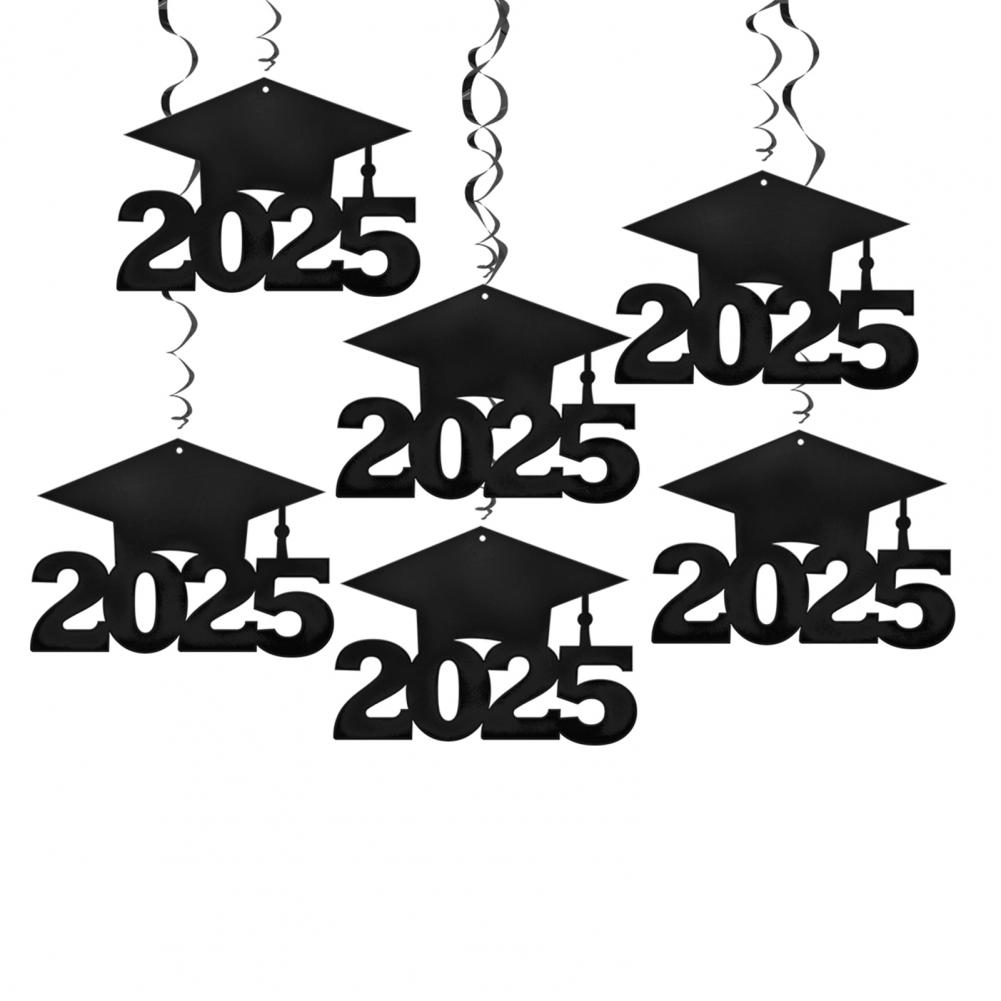 Graduation Hanging Decor Hanging Ornament Vibrant Graduation Hanging Swirl Decorations Easy to Hang Congrats Grad for Graduates