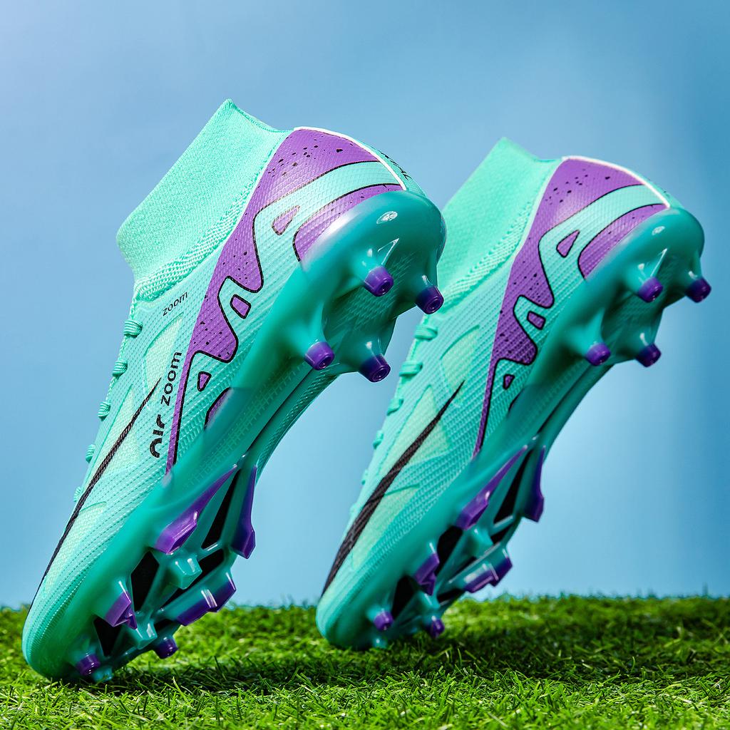 New popular children's outdoor training football shoes, sports long nails, broken nails, football shoes manufacturers can 2025