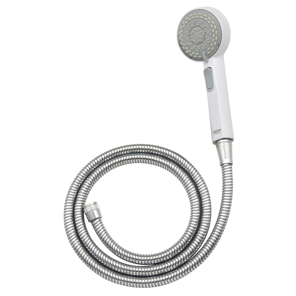 Gaona Yatamon Curtis Shower Head and Hose Set by Grohe Stop Massage (with Function, 4-Level Switching, Function, 1.6m Hose) GA-FH008