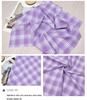 Spring/Summer Plaid Qipao Dress & TR Stretch Casual Shirt Fabric for Children's Clothing & Skirts