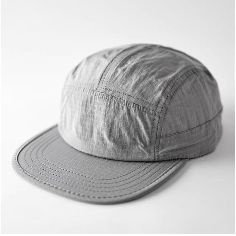 Thin Quick-drying Solid Plaid Soft-brimmed Baseball Caps for Men and Women Summer Leisure Sunscreen Versatile Hip-hop Hat