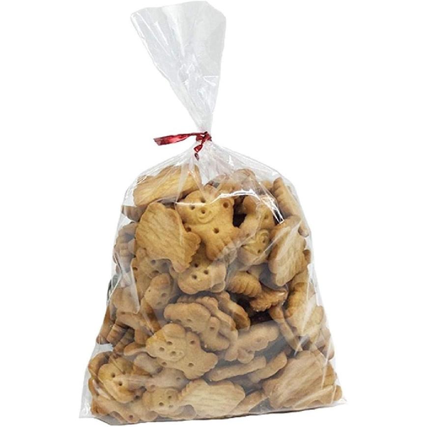100 Pcs 10 in x 6 in Clear Flat Cello Cellophane Treat Bags Good for Bakery, Cookies, Candies,Dessert(by Brandon)1.4mil.Give Metallic Twist Ties! 100 Count (Pack of 1)