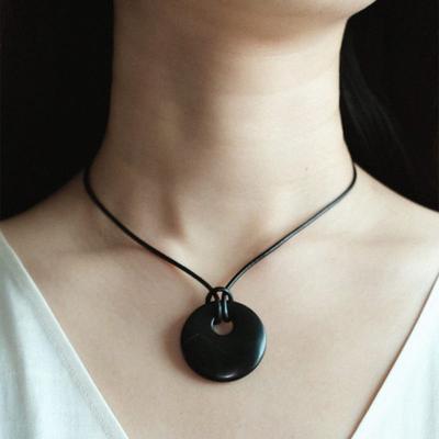 MARTA OnyxPendant_necklace (S)