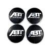 56mm Modified Car Wheel Center Emblem Hub Caps Stickers For ABT Logo Golf Passat Jetta Touareg Tiguan Caddy Vento Bora Mk6