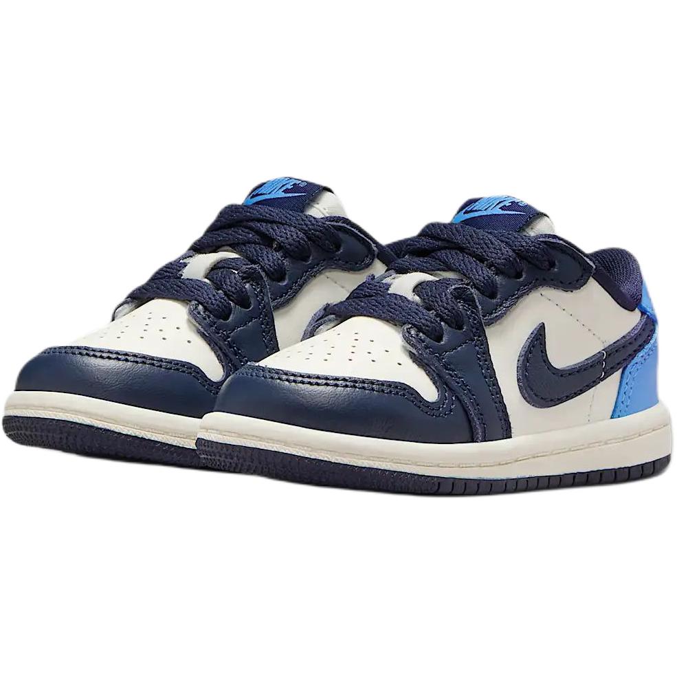 Air Jordan 1 Retro Low OG TD Obsidian UNC Baby Sneakers Blue University-Blue Sail FQ5435-400