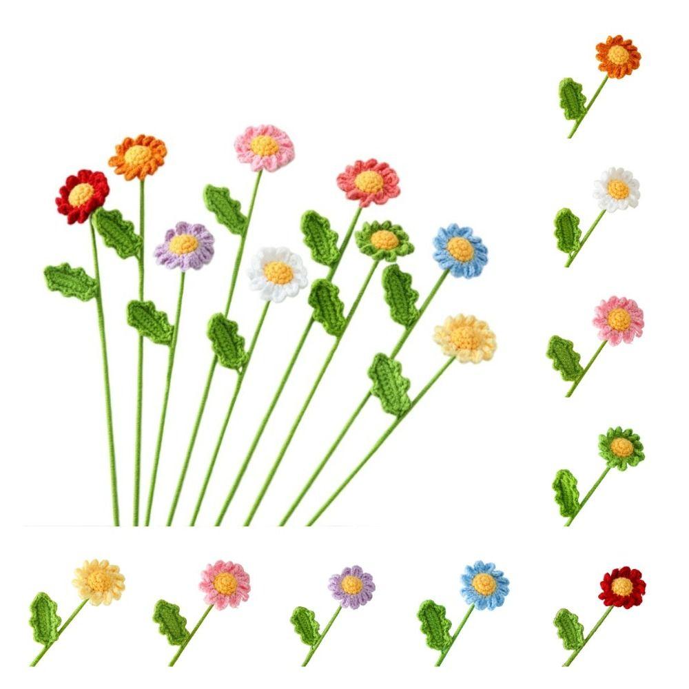 

Book Page Marker 3D Flower Bookmark Simulated Flower Handmade Knitted Book Clip Personalized Gifts