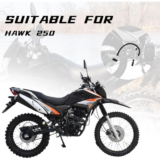 Rear Brake Master Cylinder with Reservoir for Hawk 250,Motorcycle Brake Hydraulic Pump Replacement for Hawk250/Hawk 250cc