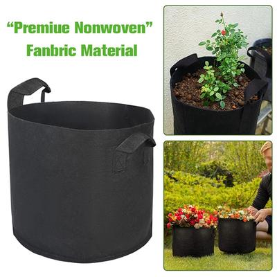 6 Sizes Felt Planting Bucket Large-Sized Non-Woven Seedling Bag With Handle Vegetable Planting Bag Wholesale Garden Supplies