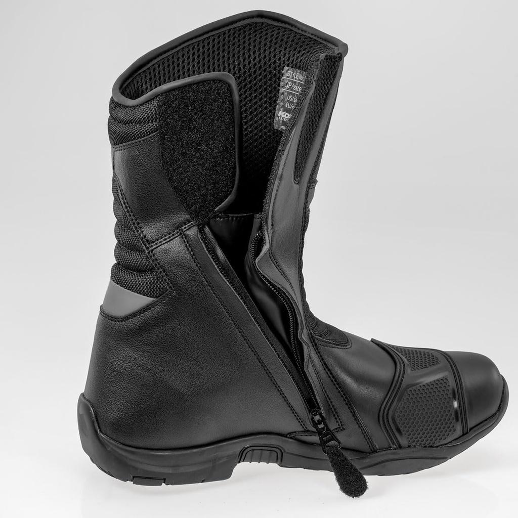 KOMINE Waterproof Protective Touring Boots for Motorcycles, 26.5cm, Black, BK-092