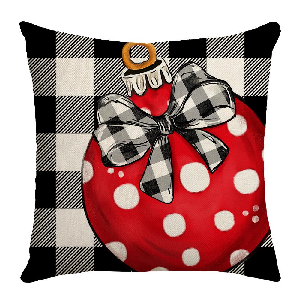 Nordic Simple Christmas Style Pillowcase Soft and Comfortable Sofa Cushion Bedroom Living Room Pillowcase