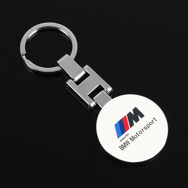 For Bmw M M3 M5 Performance E36 E39 E46 E53 E90 E60 E61 E93 X3 X1 3D Metal Car Styling Emblem Keyring Car Key Chain Accessories rldf93