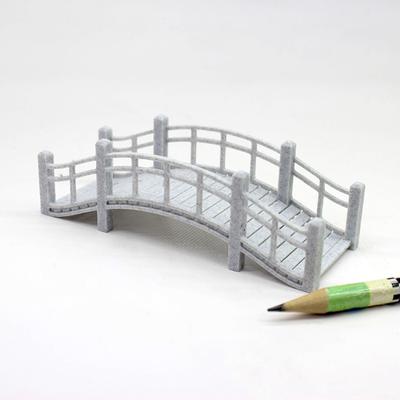 1 Stück Diy Terrarium Ornamente Miniatur Kleine Brücke Figurine Fee Garten Bonsai Steingarten Landschaftsbau Für Zimmer Dekoration