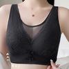 Large Size Bra for Women Without Steel Rims Thin Bra for Women with Lace Double Breasted Anti Sagging Breathable Bra