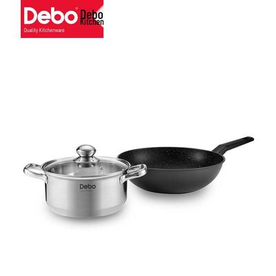 Debo Danielle Antihaft-Wok & Suppentopf Kochgeschirr-Set
