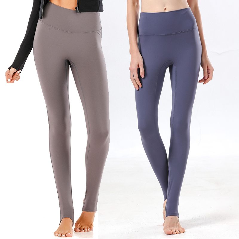 Nude Feel Seamless Yoga Pants Women's Quick-Dry Pants Stepping Pants Dance Fitness Body Pants Fashion All-Match Outerwear Leggings