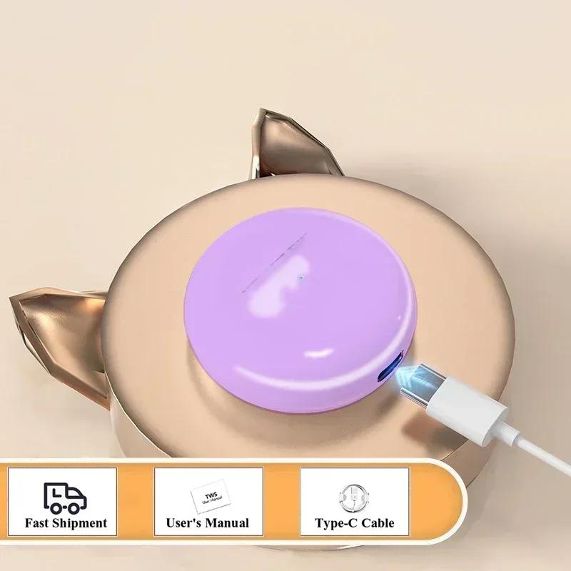 

Оригинальные беспроводные наушники Air Pro 6 TWS, наушники Fone Bluetooth, микрофонные вкладыши, наушники-вкладыши Pro6, спортивная гарнитура для Xiaomi фиолетовый