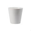 Ceramic Rectangular Tray, Vanity Organizer, Serving Snack Alabaster White Mouthwash Cup