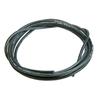 Eagle Model Silicon Silver cord/16G Gauge (black 180cm) 3877-BK