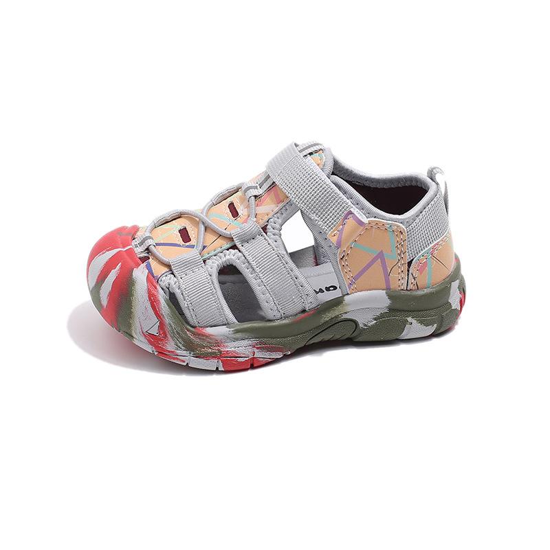 Boys' Sandals with Hollow Design, Girls' Sports Casual Shoes, Baby Soft-soled Baby Walker Shoes